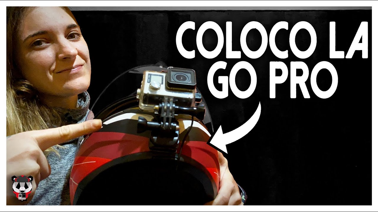 COMO COLOCO LA GO PRO EN EL CASCO NUEVO