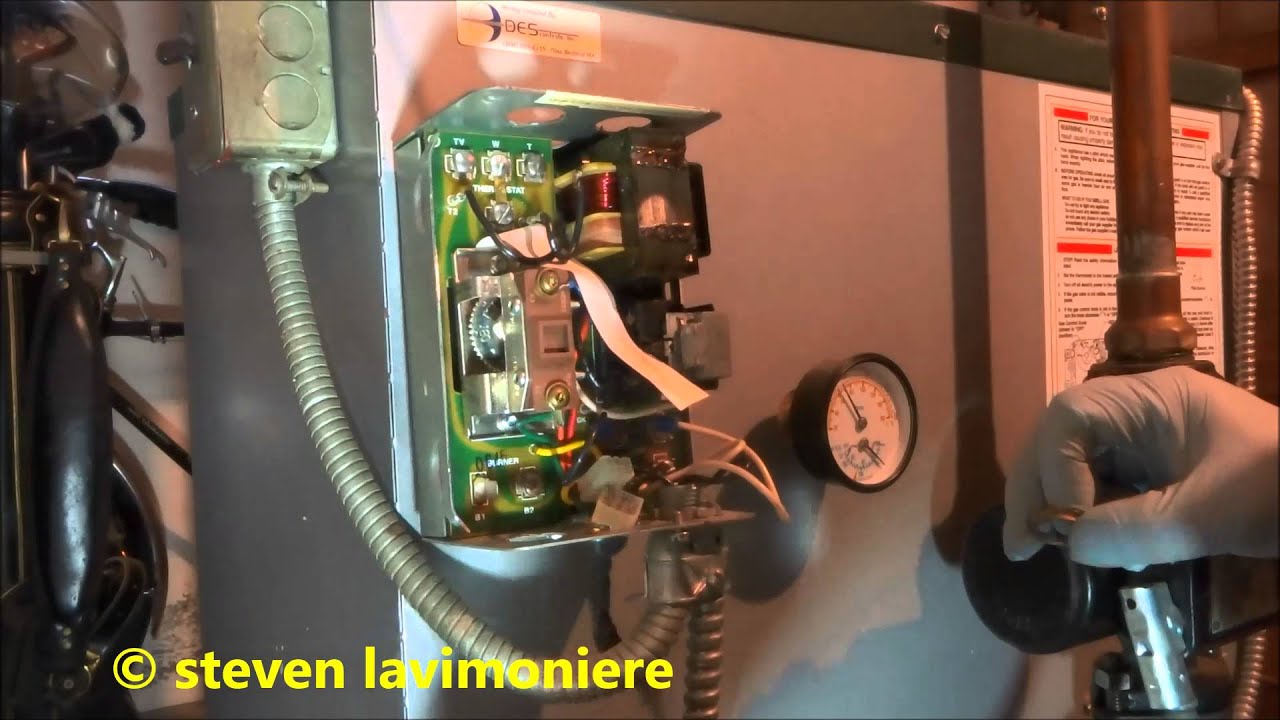 gas fired boiler bad main operating control Honeywell L8148E