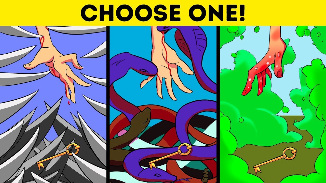 CHOOSE ONE TO ESCAPE! HARD RIDDLES WITH ANSWERS TO BOIL YOUR BRAIN