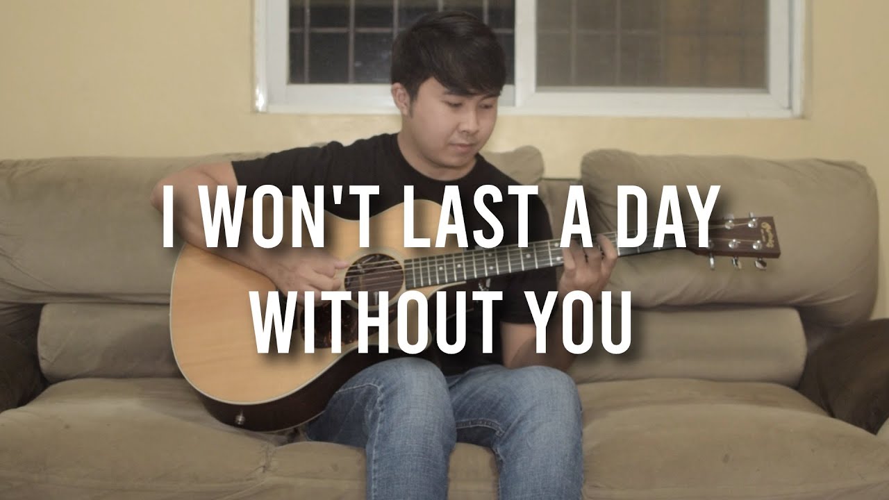 I Won't Last A Day Without You - The Carpenters | Fingerstyle Guitar Cover | Lyrics