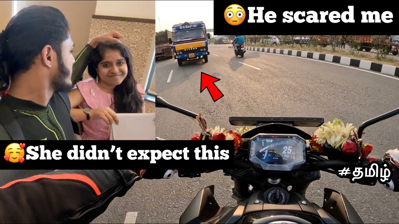 🥰She didn’t expect this from me♥️ | part - 01 | 😳He scared me | tamil | motovlog | tamil | TTF🔥 |
