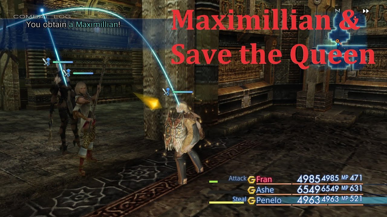 Final Fantasy XII The Zodiac Age OP Before Osmone P22 (Maxillian, & Save The Queen)