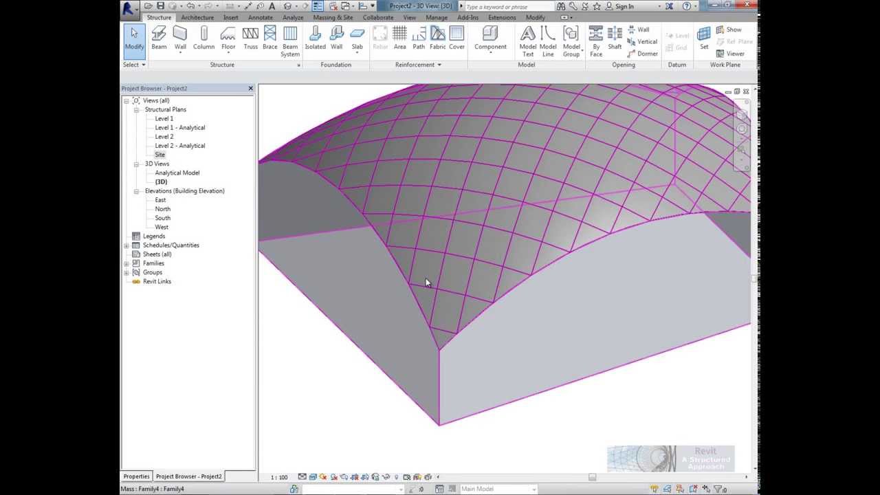 Tutorial -- Conceptual Massing and Revit Structure 2014