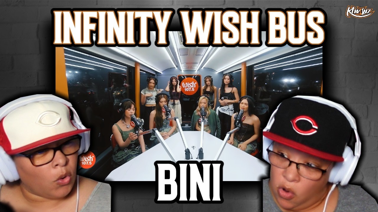 TWINS REACT TO BINI | INFINITY Wish Bus Reaction | This song live is LEGENDARY.... #BINI