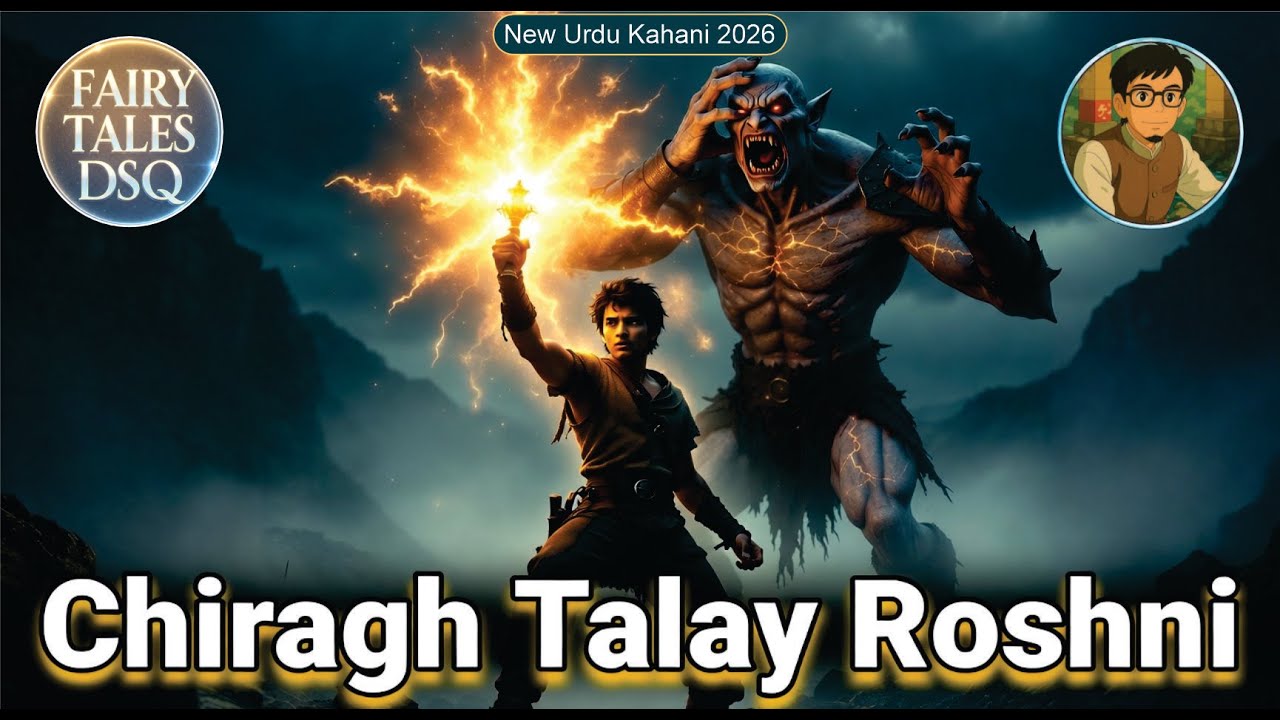 New Urdu Hindi Kahani 2026 | Chiragh Talay Roshni | Moral Story in Urdu for Kids 🌟⚔️