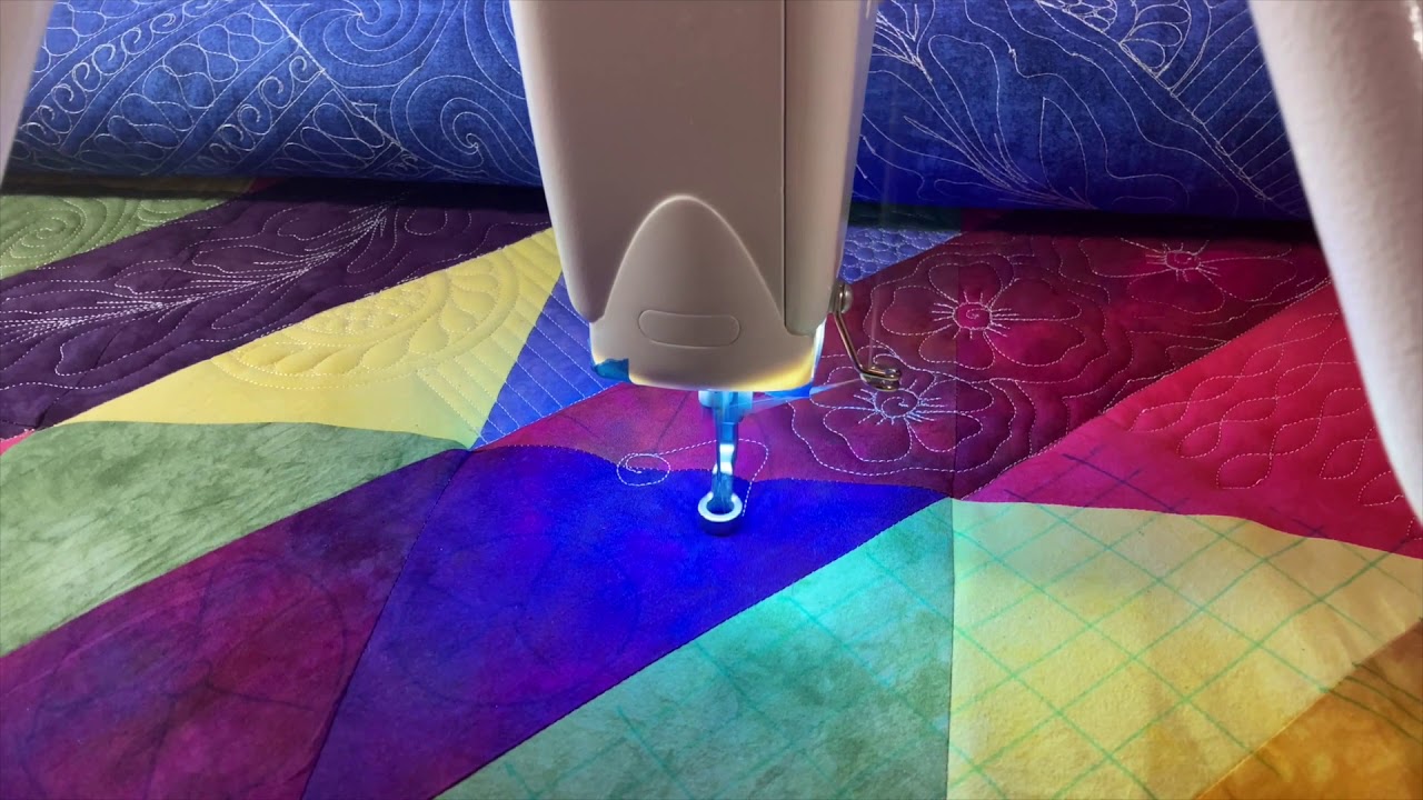 Quilting Pansies, Domestic or Longarm Machine