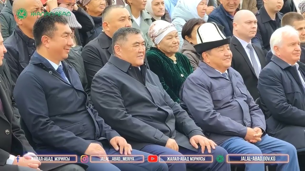 Жалал-Абад шаарынын күнүнө карата шаарда жаңыдан курулган