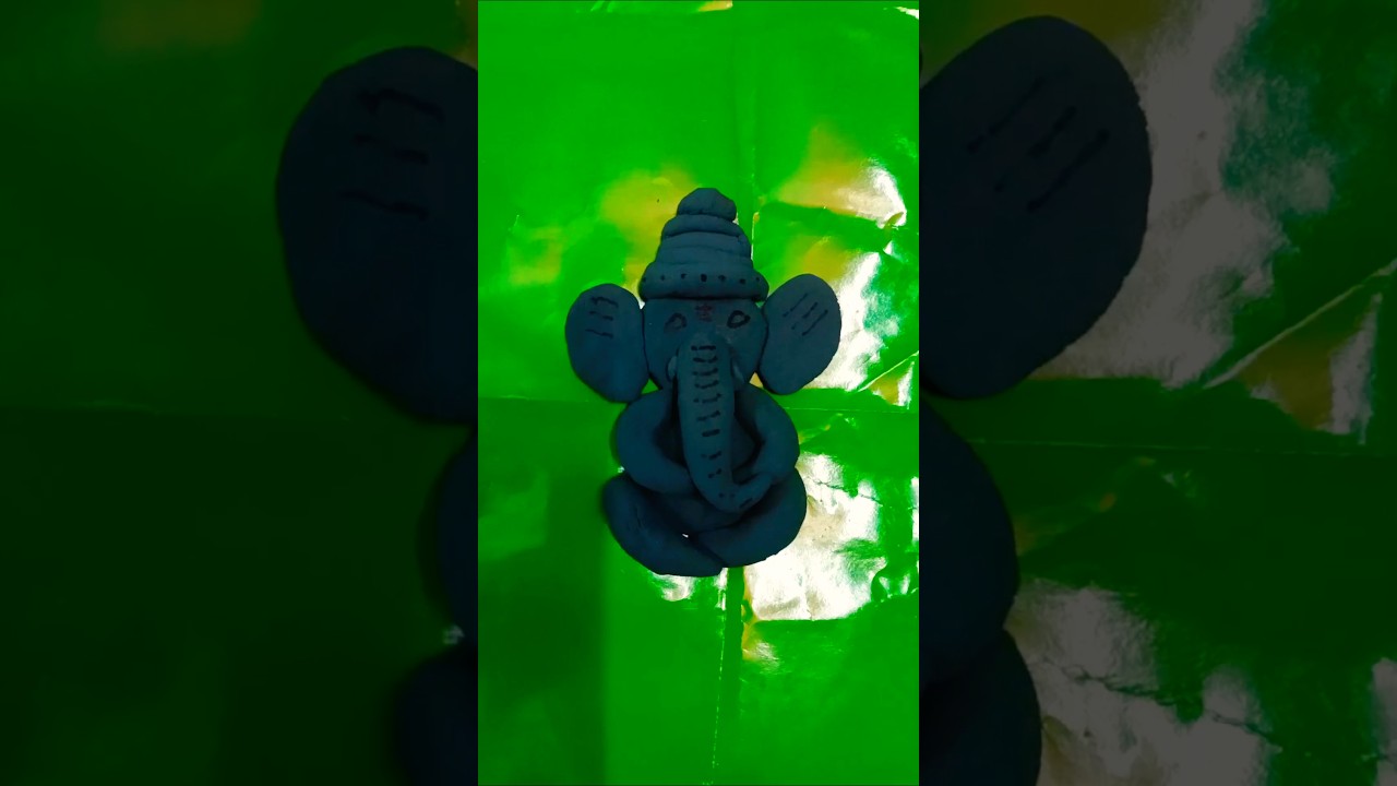 Make a beautiful Ganpati Bappa  from clay craft ideas 💡💡#sp craft and painting channel ✨💡