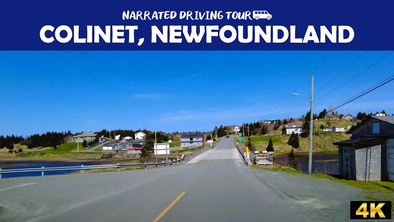 🚗 Scenic 4K Drive Through Colinet, Newfoundland 🇨🇦 | Coastal Beauty & Tranquil Views 🌊