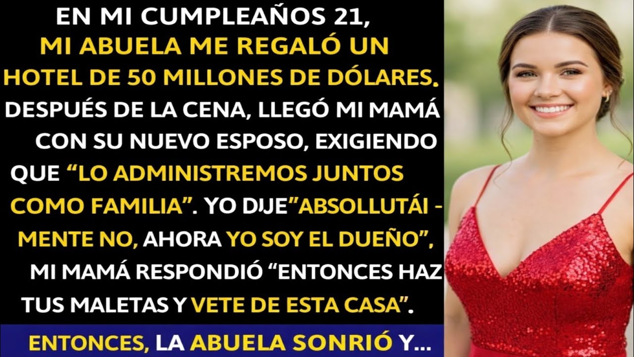 Mi abuela me dejó su imperio hotelero de $50M, pero el nuevo esposo de mi madre tomó el control, 