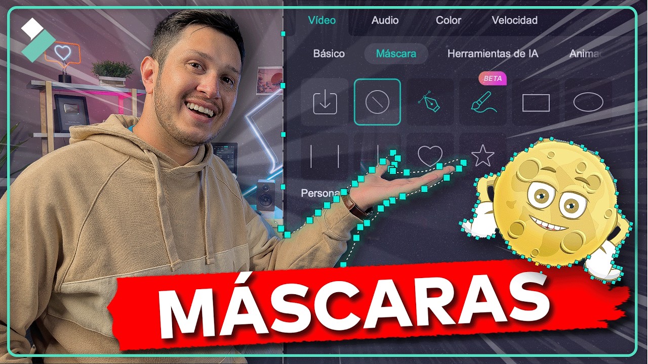 C&oacute;mo Usar las M&aacute;scaras en Filmora Ep.9  | C&oacute;mo Usar Filmora [Curso Principiantes]