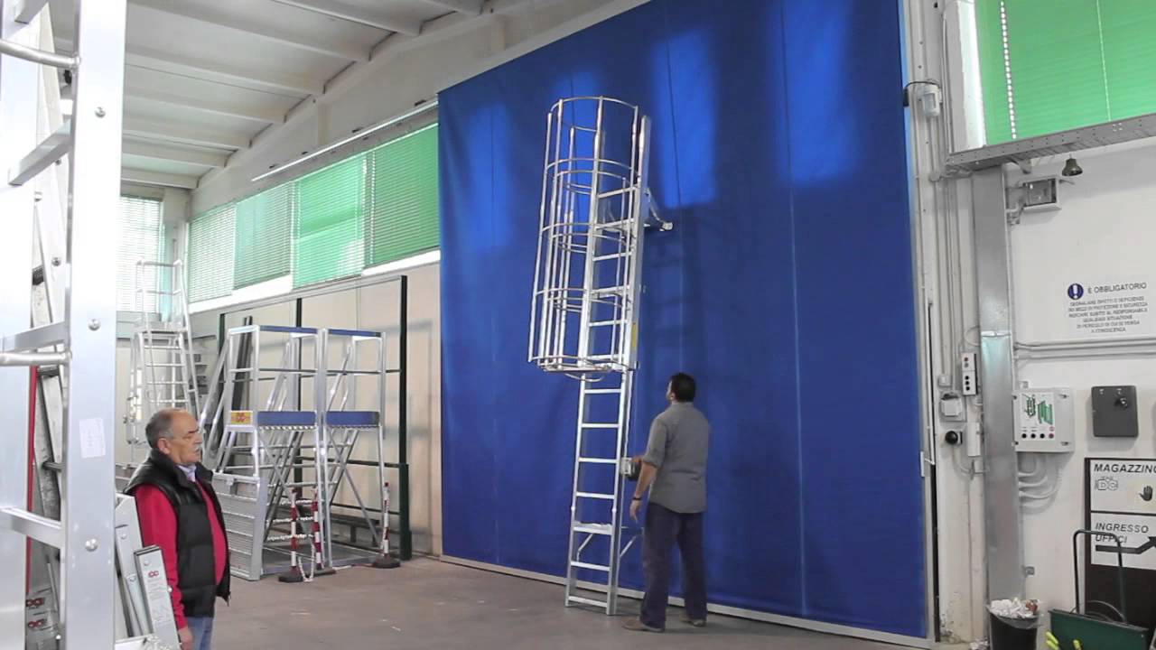 SCALA CON GABBIA SPECIALE