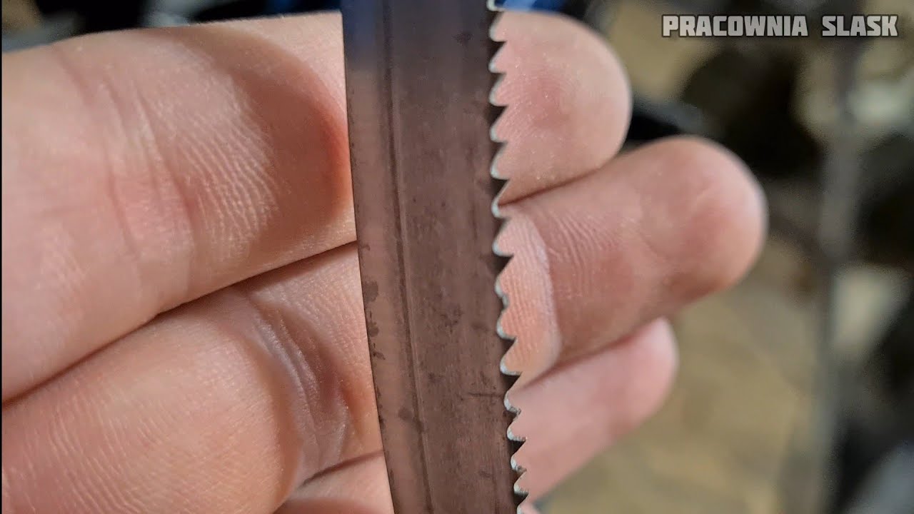 Jak zmienić brzeszczot w przecinarce taśmowej. Piła do metalu, piła słabo tnie.