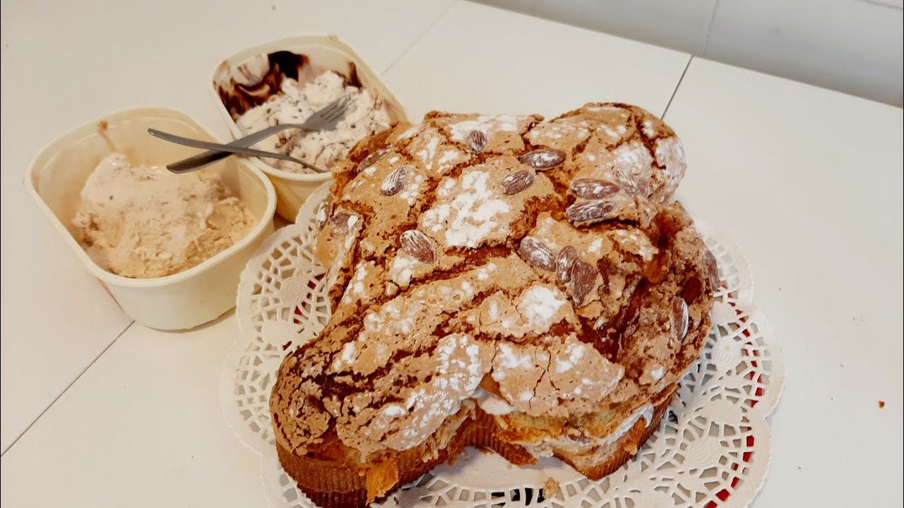 Golosissima Colomba farcita con il gelato