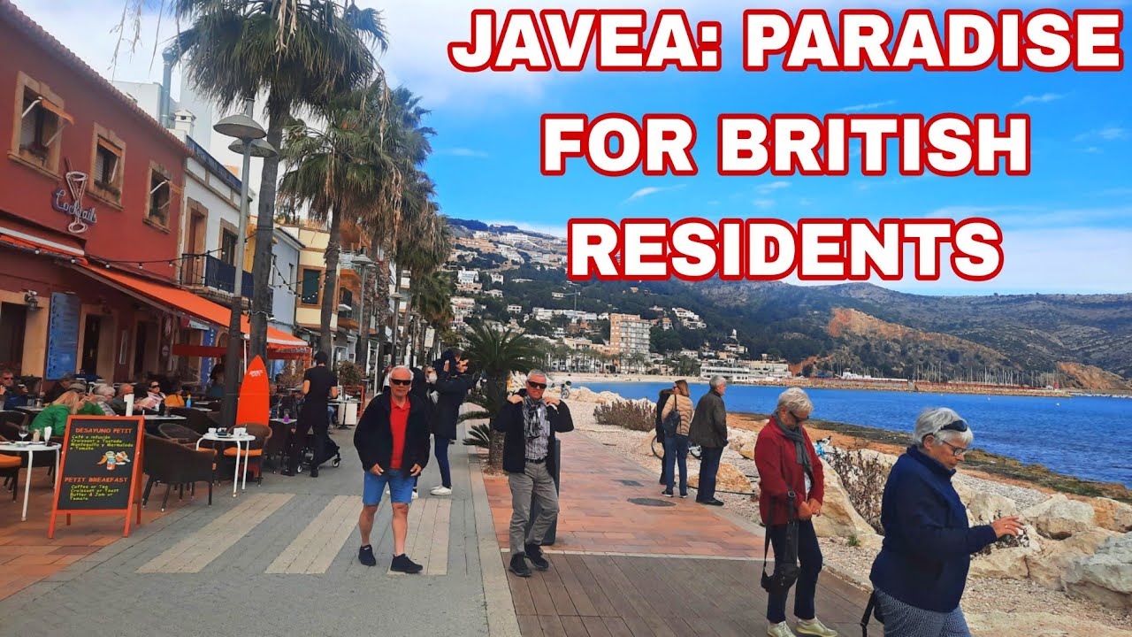 JAVEA Beach: Many BRITISH Residents Live Here! #javea #benidorm