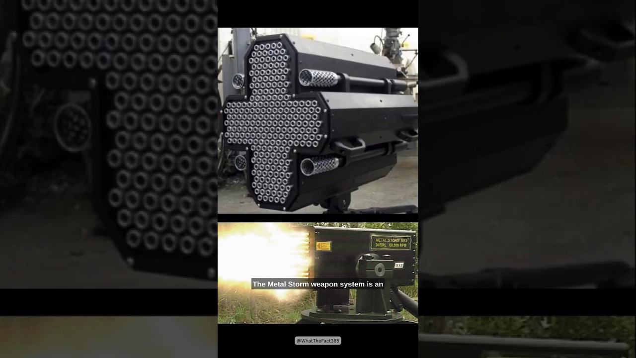 METAL STORM WEAPON;       1 MILLION ROUNDS PER MIN FACT
