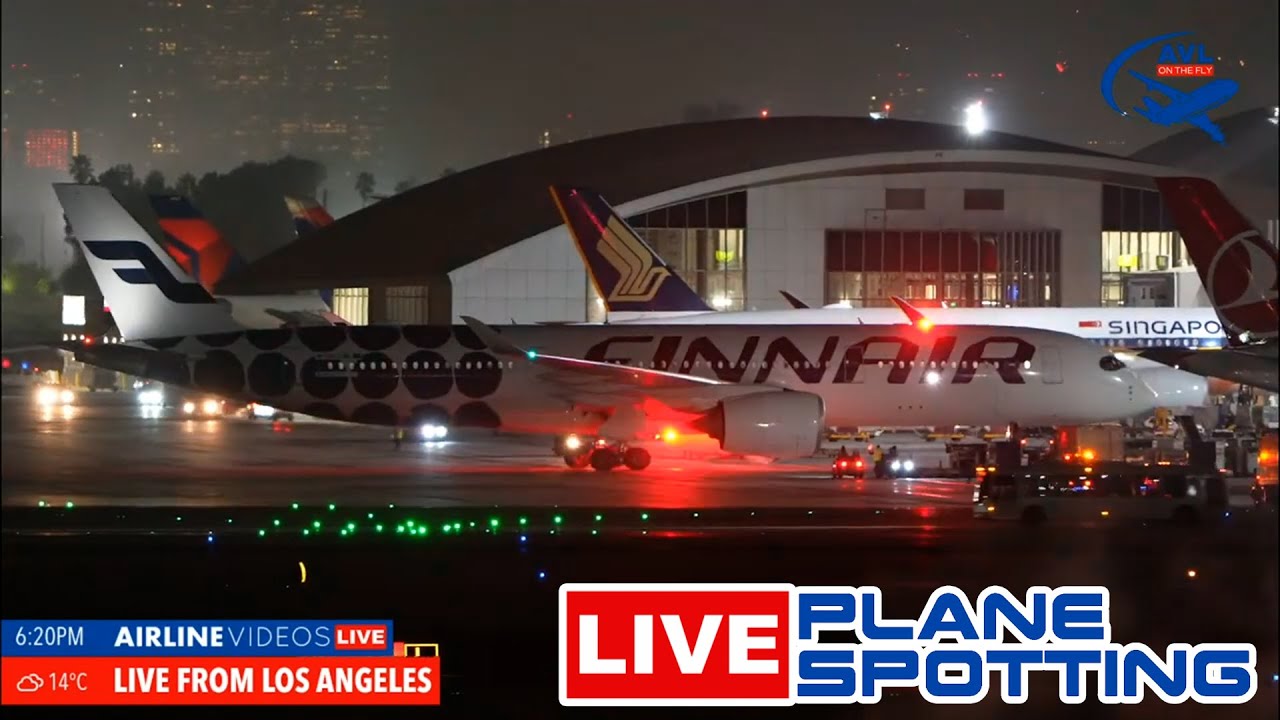 🔴LIVE LAX PLANE SPOTTING: Watch Arrivals and Departures