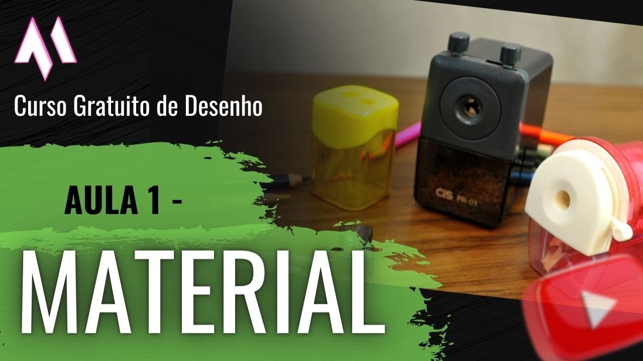 CURSO DE DESENHO GRATUITO - Aula 1   Introdução ao Realismo Colorido   MATERIAIS