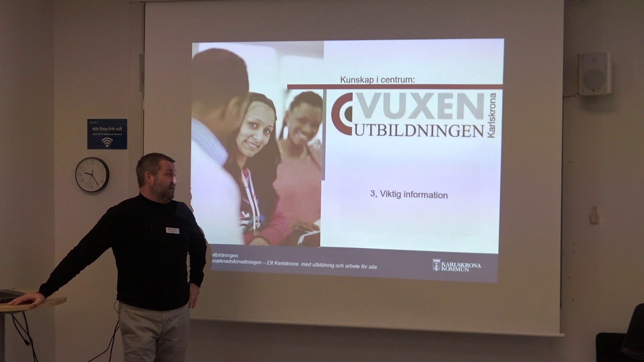 Välkommen till Vuxenutbildningen i Karlskrona