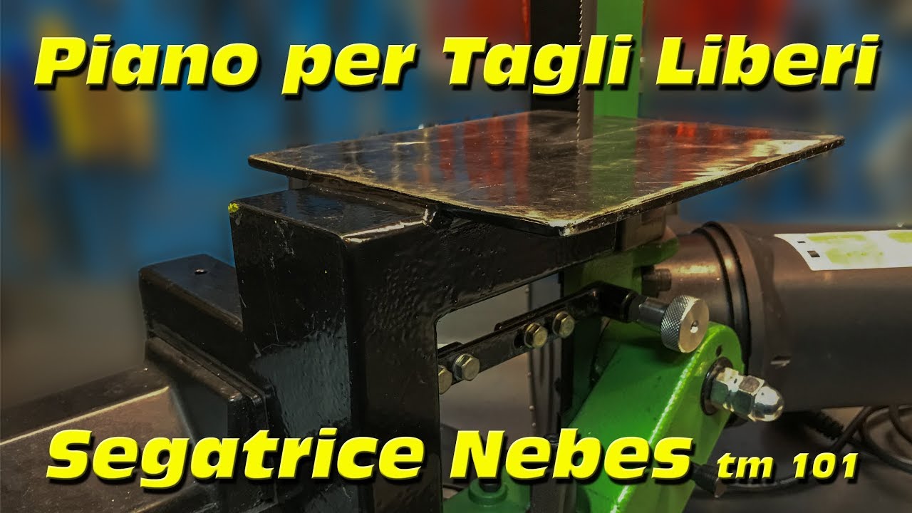 Piano per Segatrice Nebes tm 101 per tagli liberi  in verticale #043