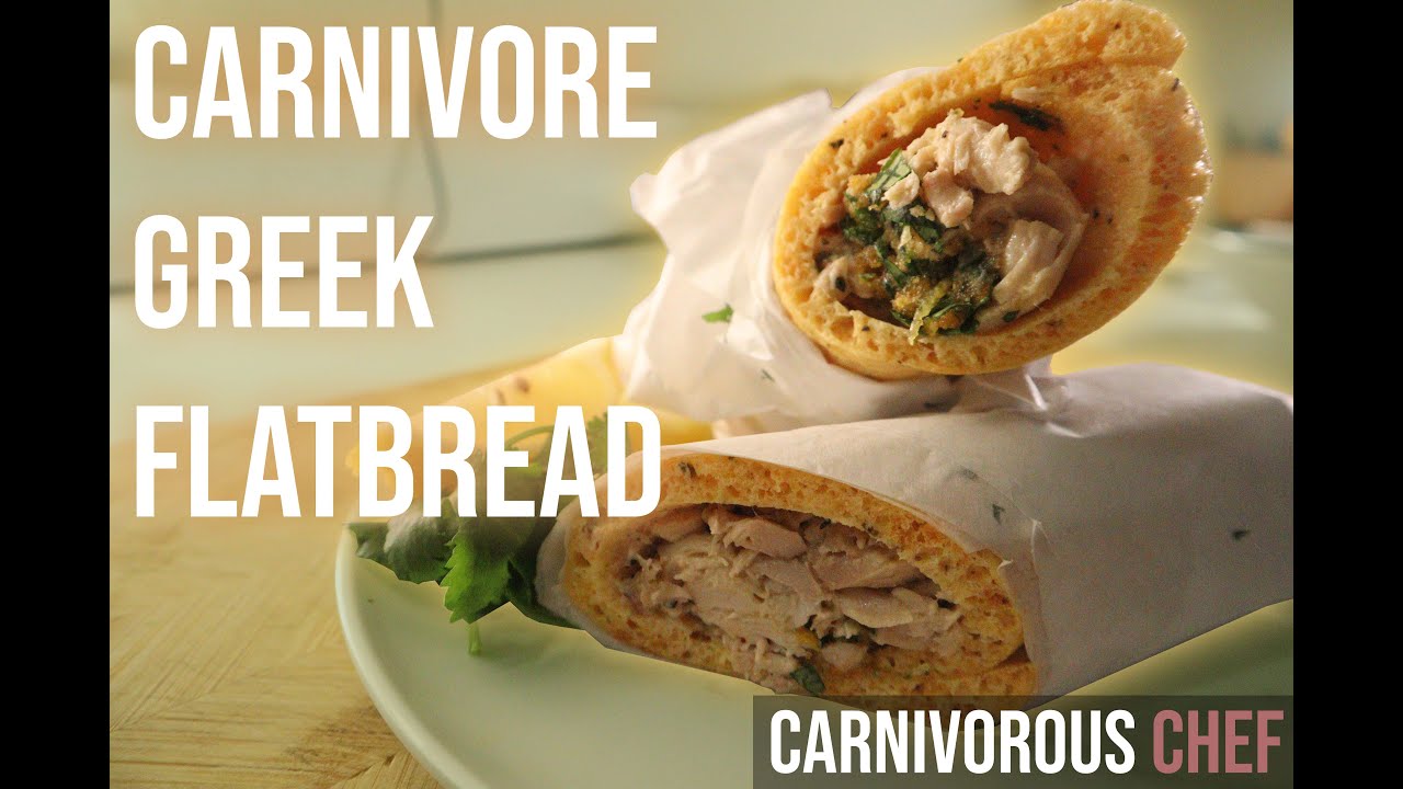 Greek Chicken Flatbread for your [Carnivore Diet] | Zero Carb Flat Bread