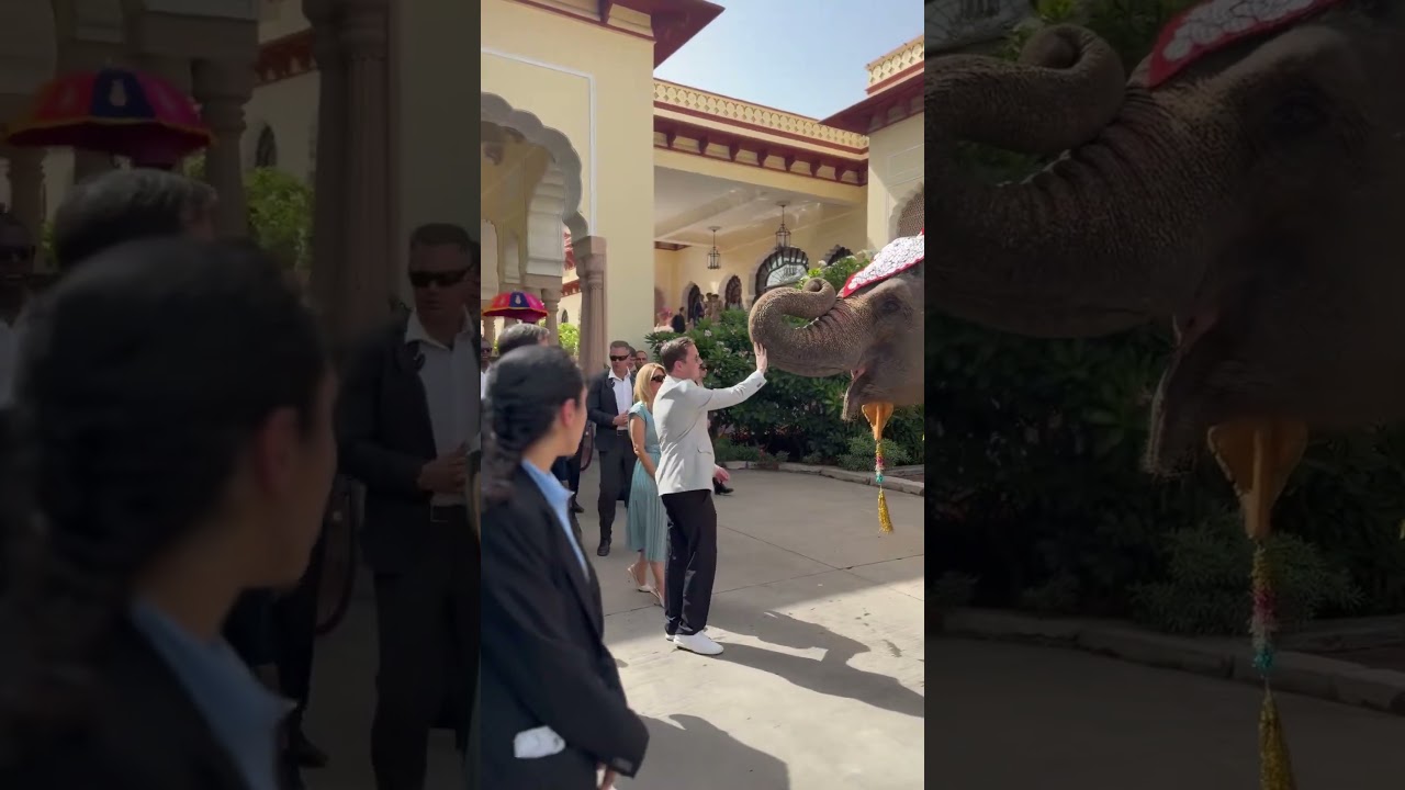 Such an incredibly warm and insanely cool welcome for @SecRubio & @USAmbIndia&rsquo;s arrival in Jaipur! 🐘