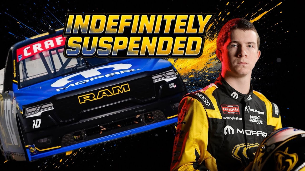 Дэниел Дай отстранен от участия в гонках NASCAR на неопределенный срок после скандала с прямой тр...