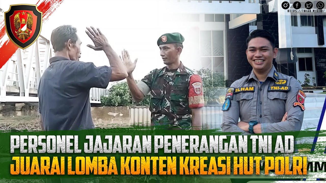 Personel Jajaran Penerangan TNI AD Juarai Lomba Konten Kreasi HUT Polri | Kartika Channel
