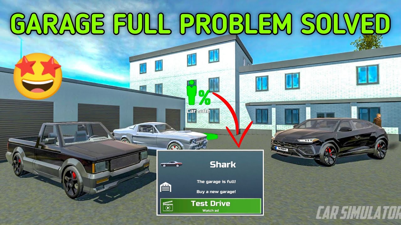How to Fix Garage Full Problem in Car Simulator 2 - No Need to Sell Cars - Dealership - Car Selling