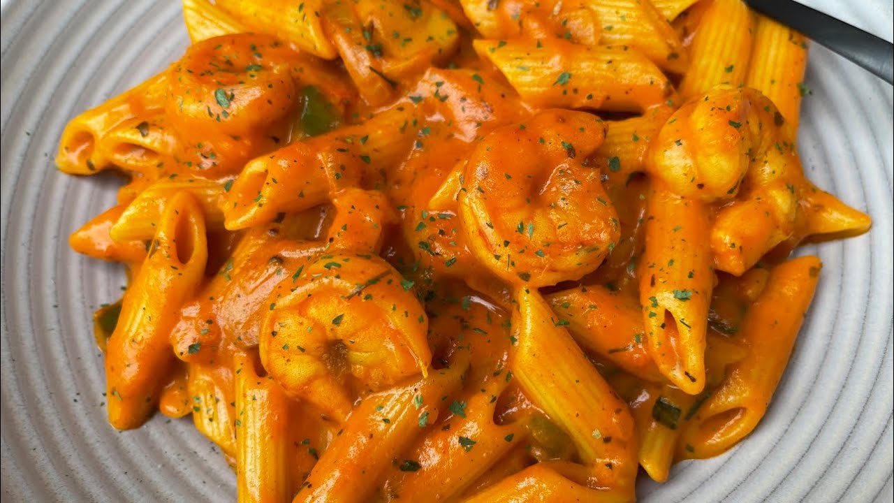 Pasta scampi diabolique makkelijk snel en smeuïg