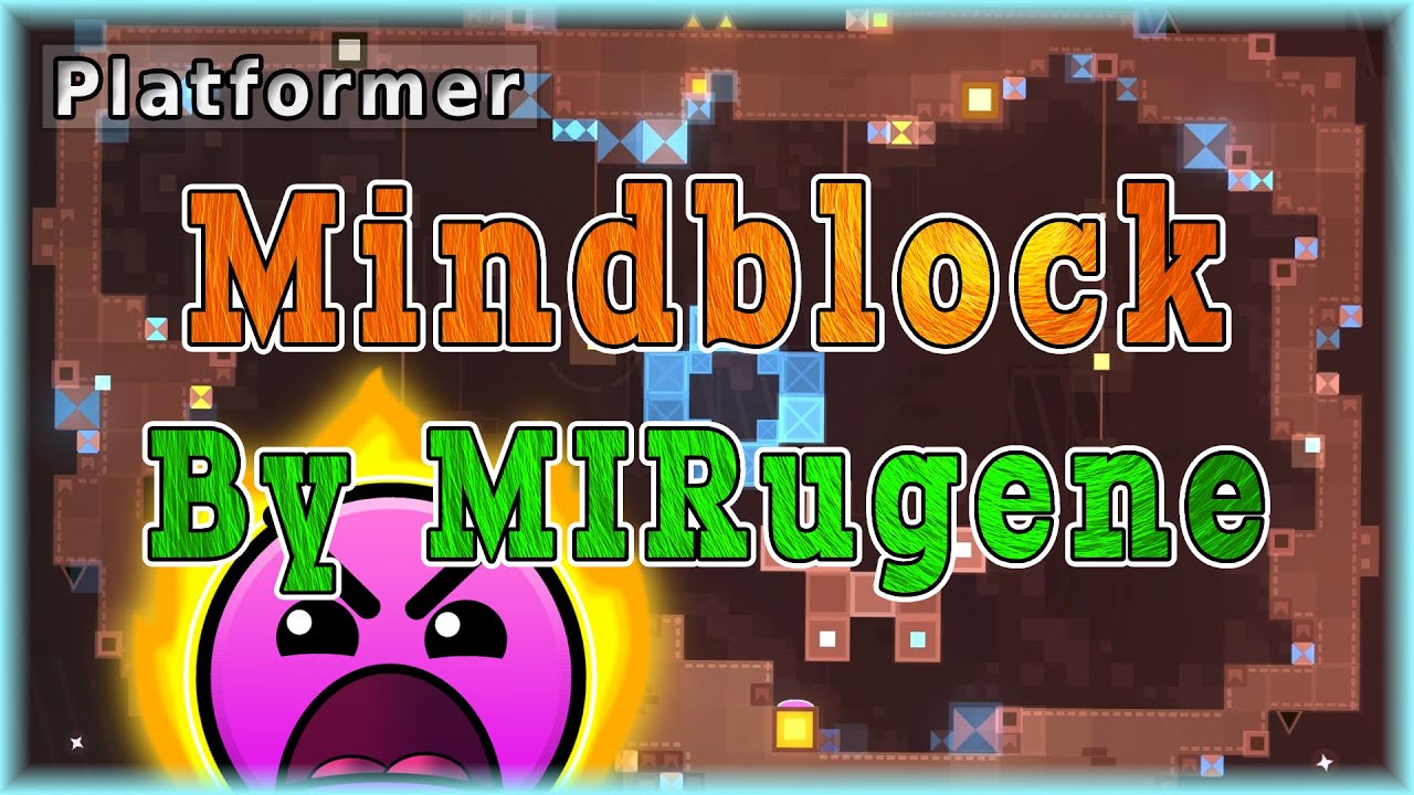 Mindblock (By MIRugene) [All Coins] | Geometry Dash