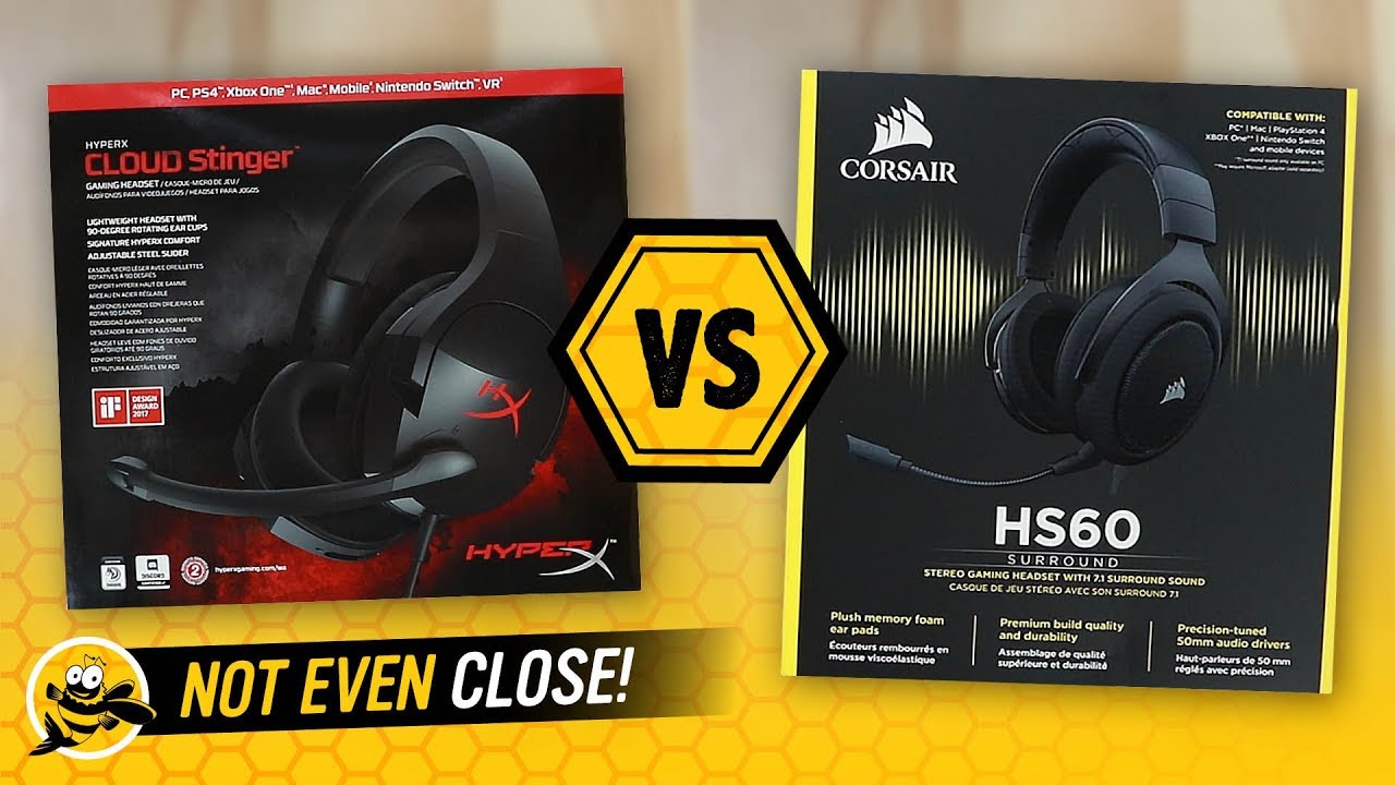HyperX Cloud Stinger vs Corsair HS60 - Best Gaming Headsets around $50?
