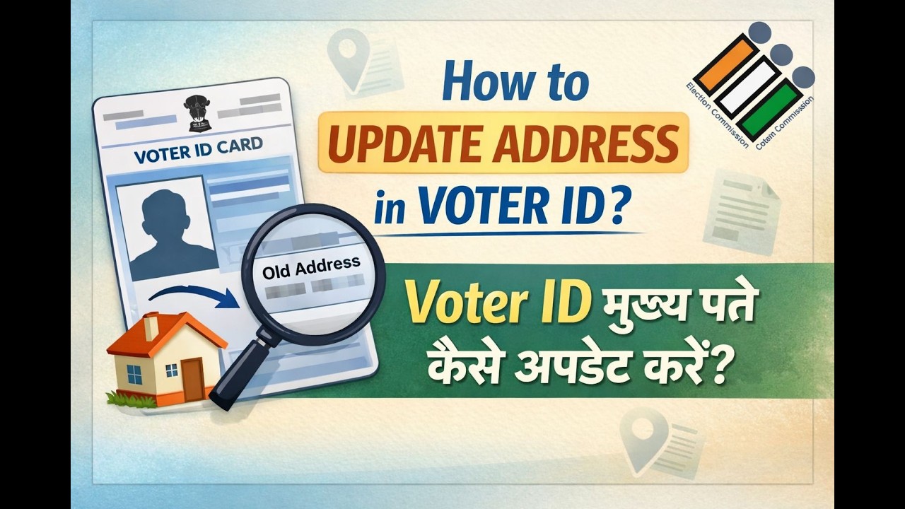 How to Update Address in Voter ID / Voter ID में पता कैसे अपडेट करें?