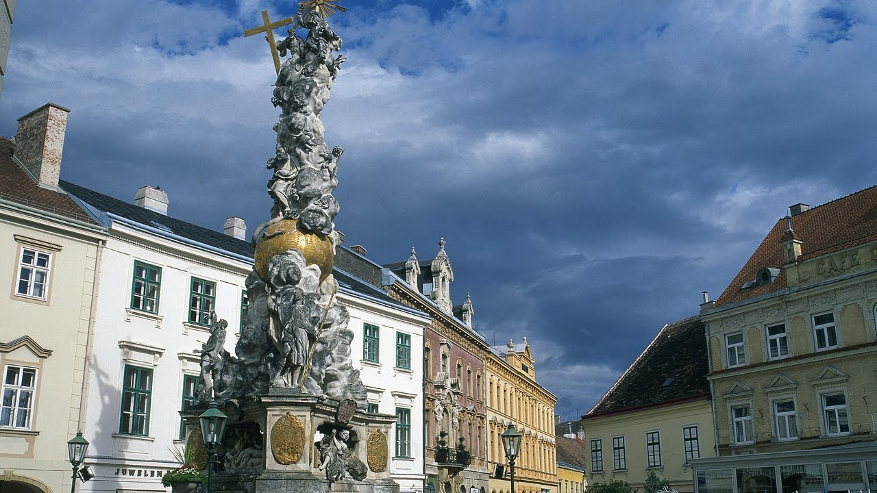 【4K】🌍 Baden near Vienna: Exploring the Beautiful Old Town Center