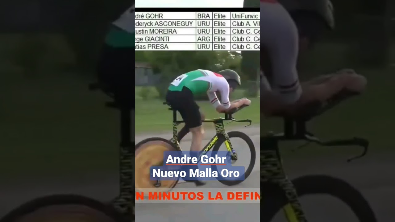 Andre Gohr del UniFunvic nuevo L&iacute;der Vuelta Ciclista del Uruguay