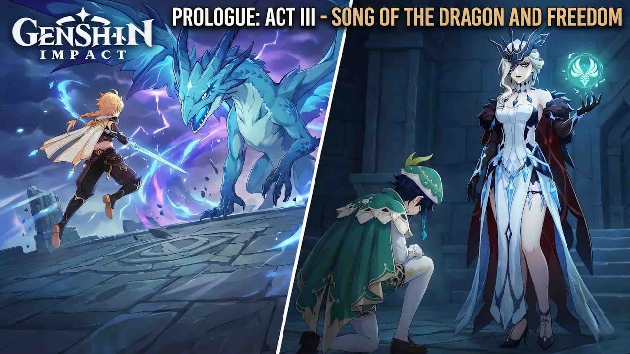Genshin Impact | Prologue Act III - Song of the Dragon and Freedom (Full Gameplay)