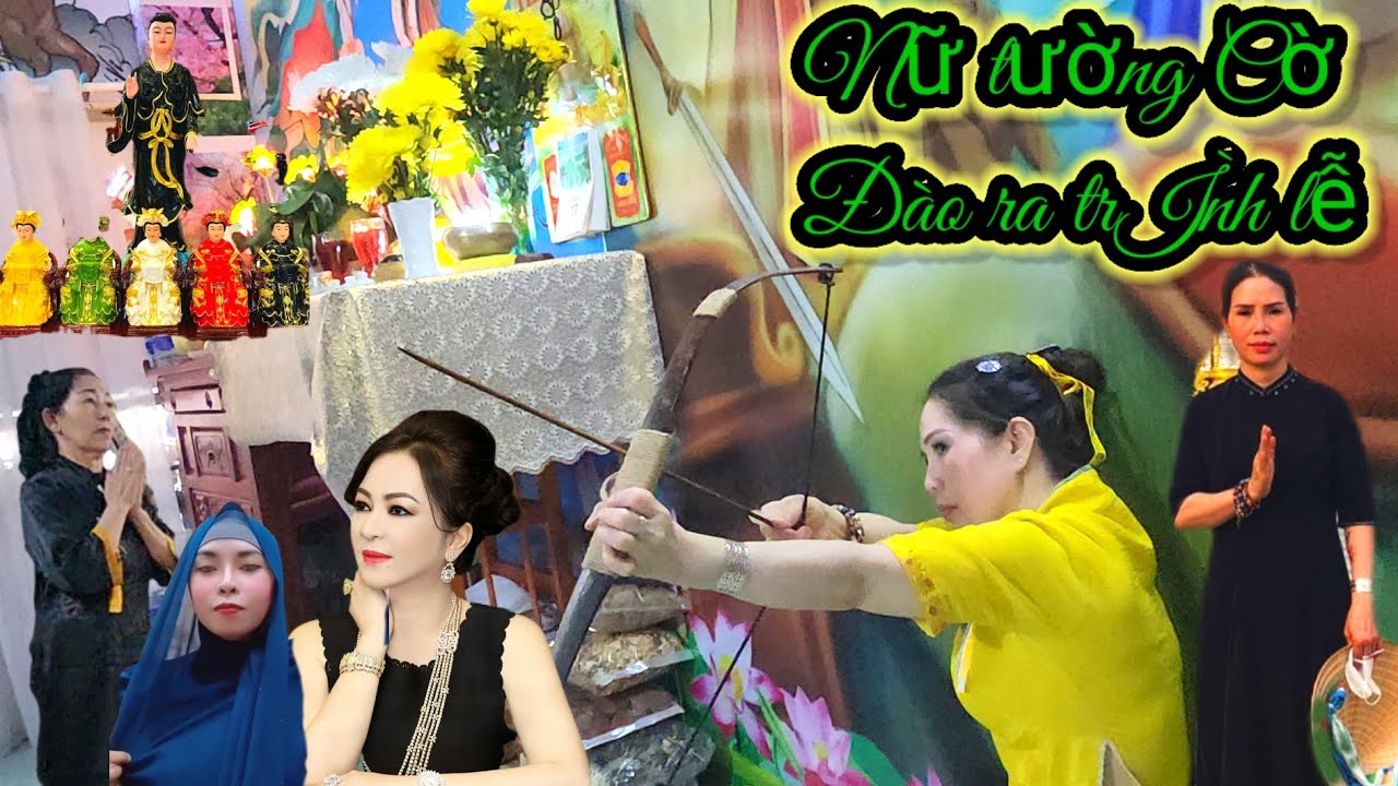 Nữ tướng Cờ Đào nhận🙏 lệnh lão tổ tiên ông đi rước những phần vong linh đi về núi tu học🙏👈