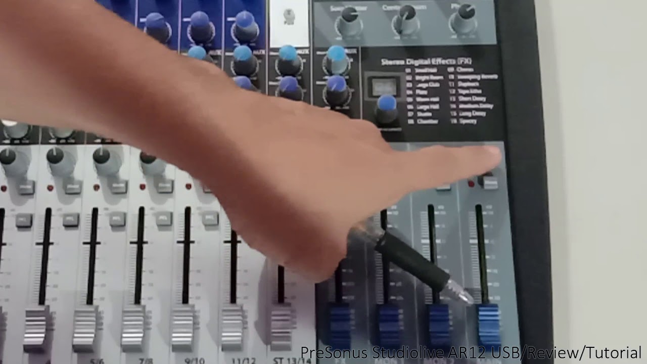 My quick review of PRESONUS STUDIOLIVE AR12 USB