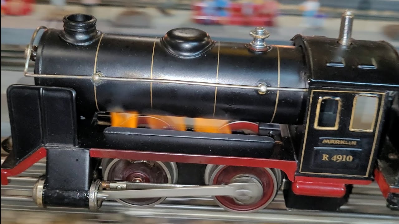 Märklin live steam locomotives at work