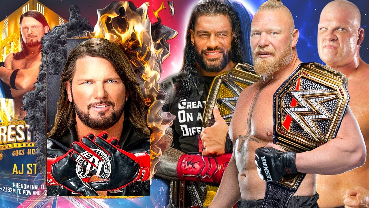 Team Brock Lesnar Vs Team Aj Styles WWE 2K23 Gameplay #5