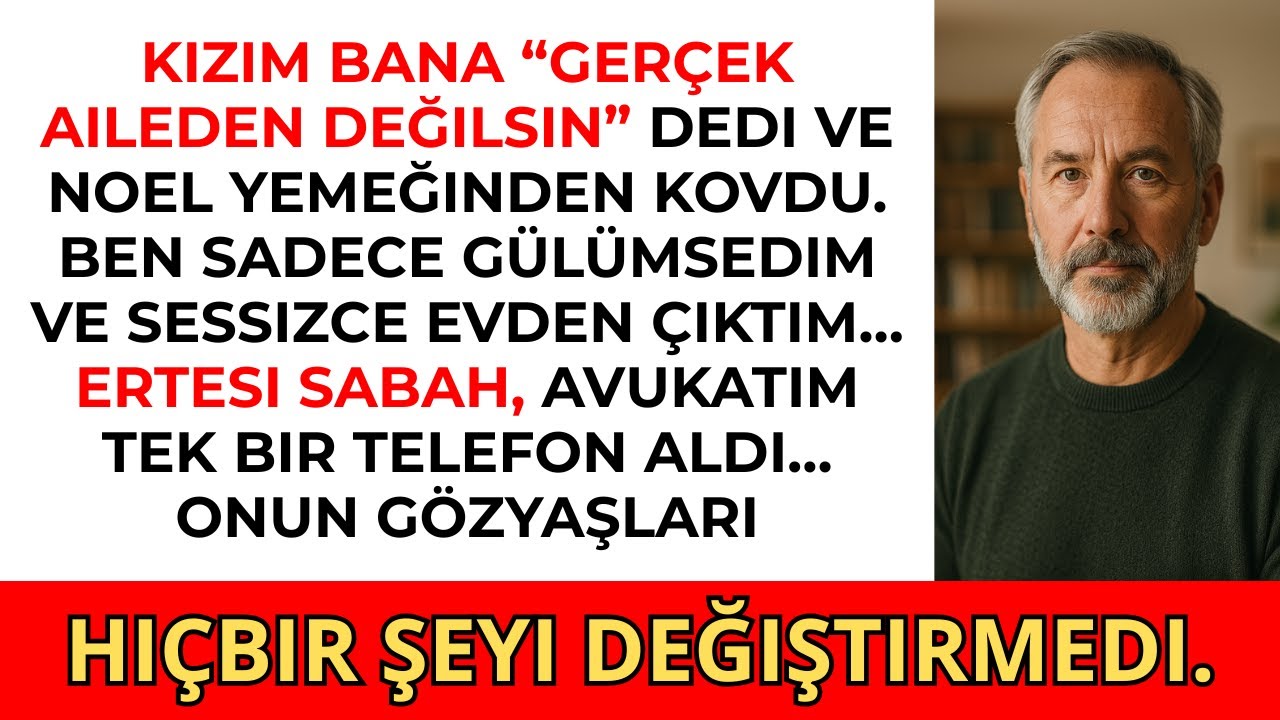 Kızım “Baba, Noel sadece gerçek aile içindir” dedi — 3 gün sonra ise 3 milyon liralık konu için b...