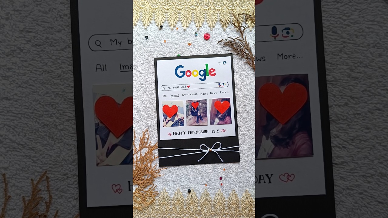 DIY Friendship Day Card।DIY Google Card। 