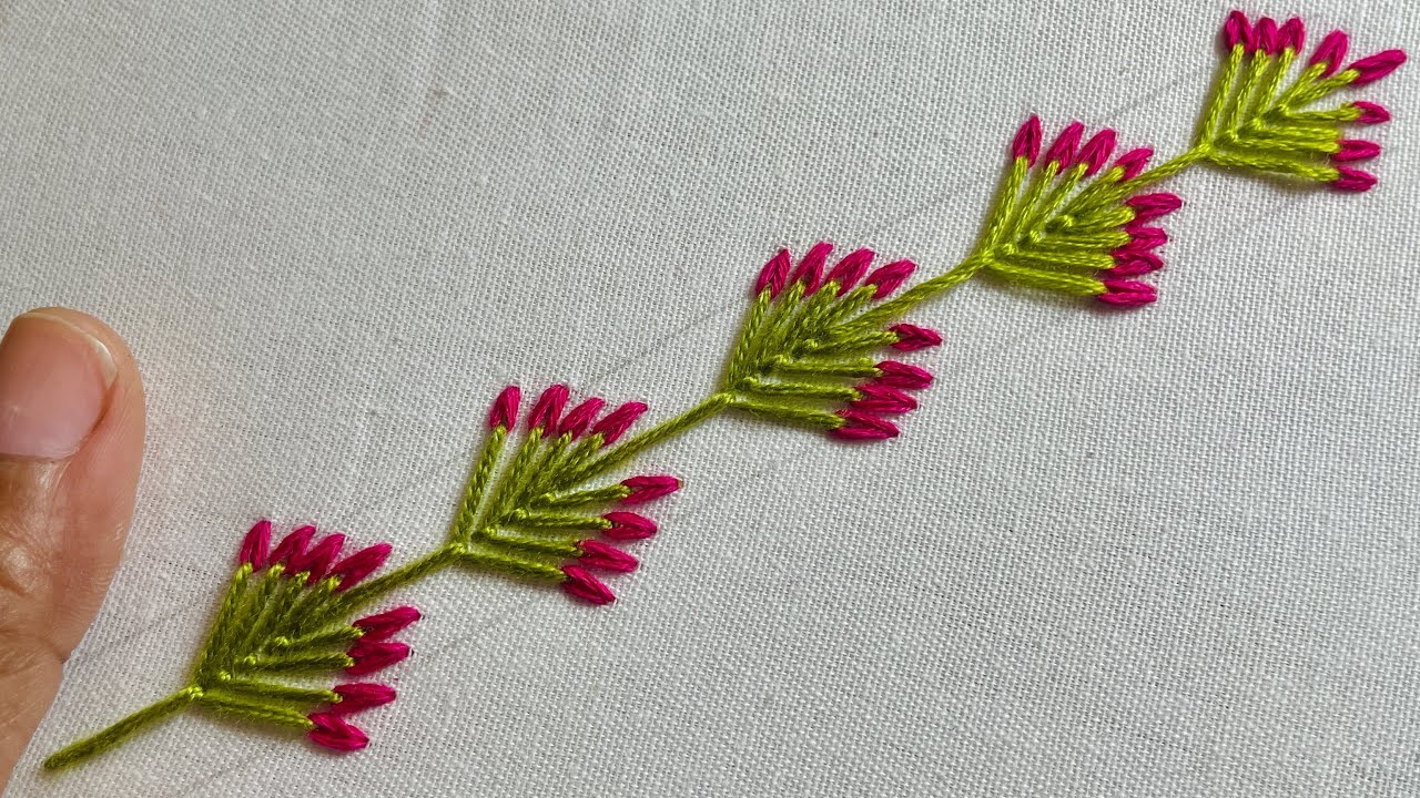 Very very easy to follow this technique |hand embroidery design | embroidery 