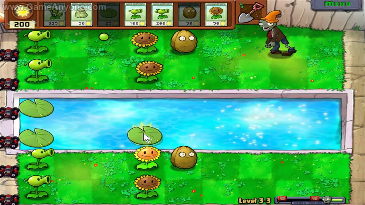 Plants Vs. Zombies HD - Level 3-3