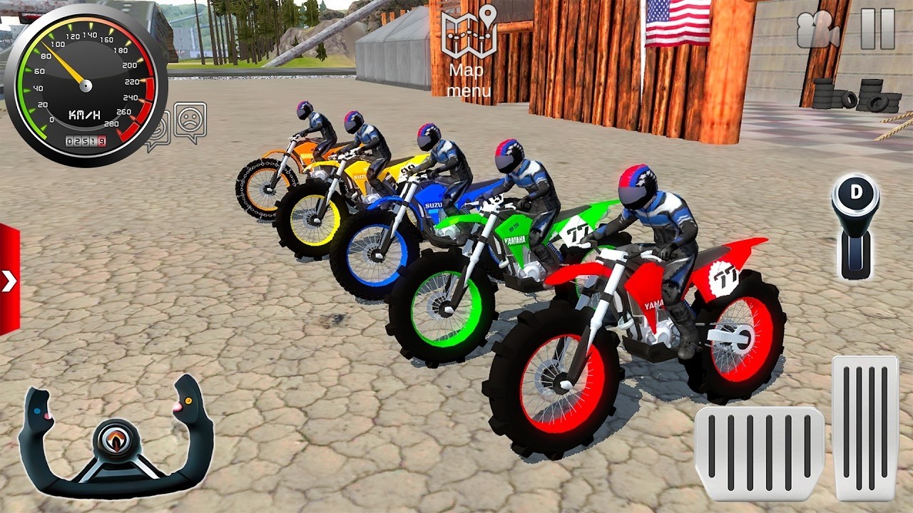 Racing on Bike Motocross Offroad Simulator 3D #3 - Offroad Outlaws Android Mobile GamePlay [UHD]