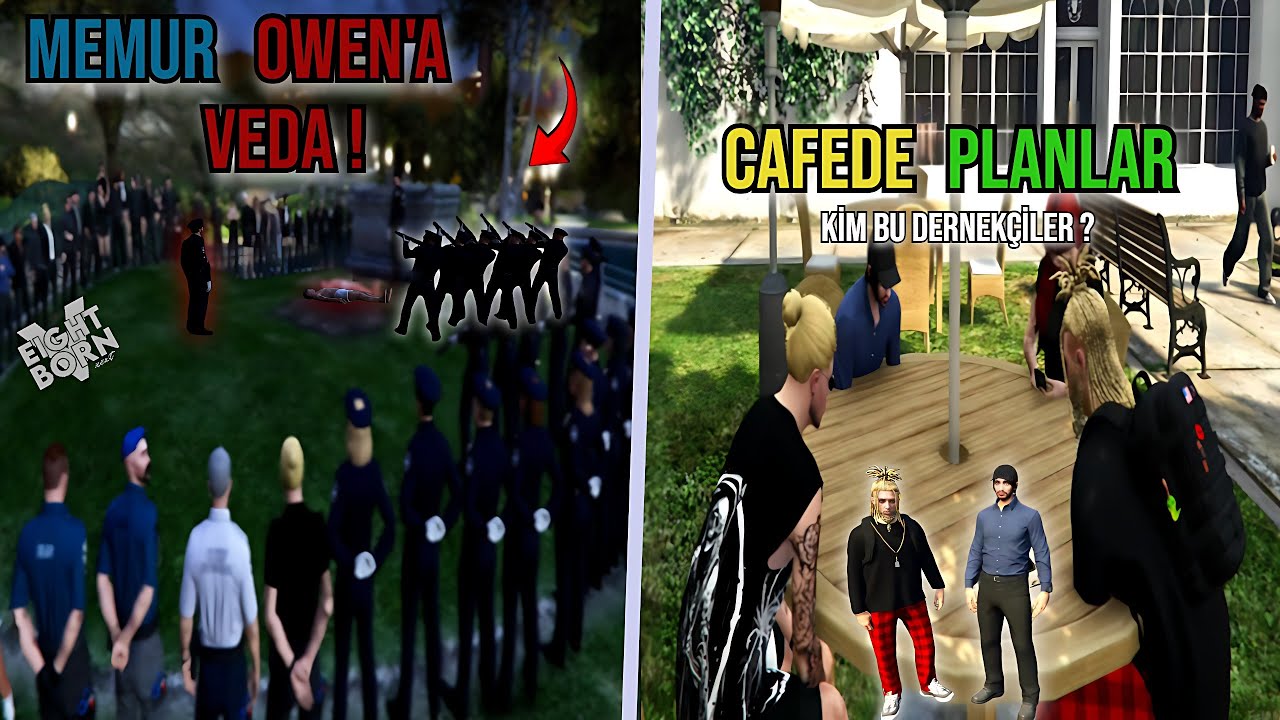 Memur Owen'a Veda ! - Cafede İlginç Muhabbetler ? |EightbornV Next|Doktor Bünyamin 141.Bölüm