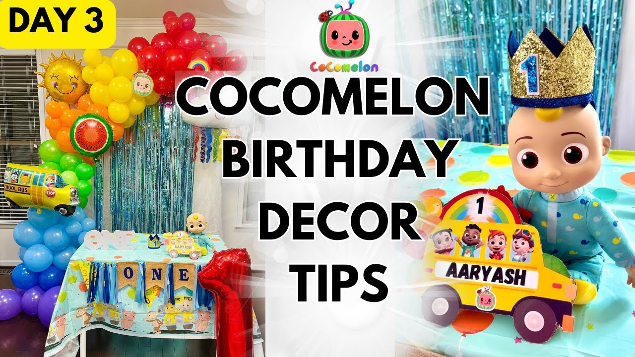 DIY Cocomelon Birthday Decor Ideas | First Birthday | ItsSupriyas Life