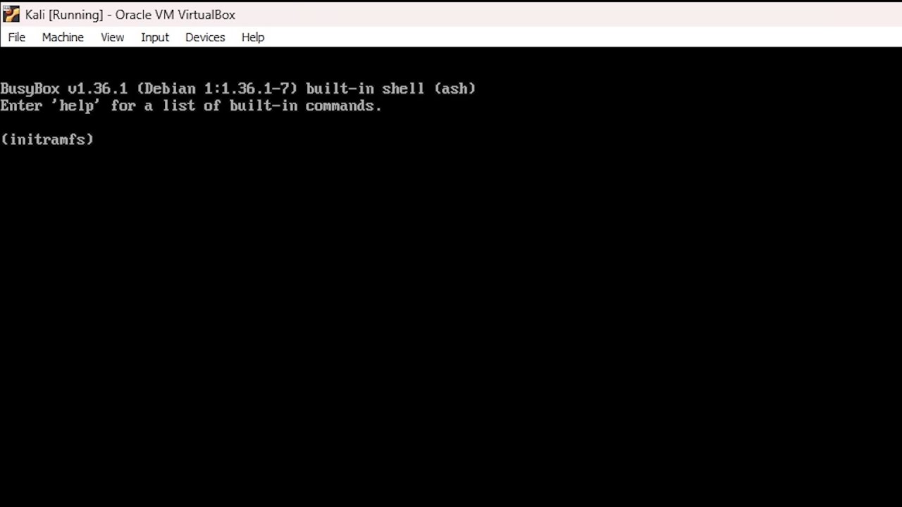 BusyBox built in shell ash Enter 'help' for a list of built in commands