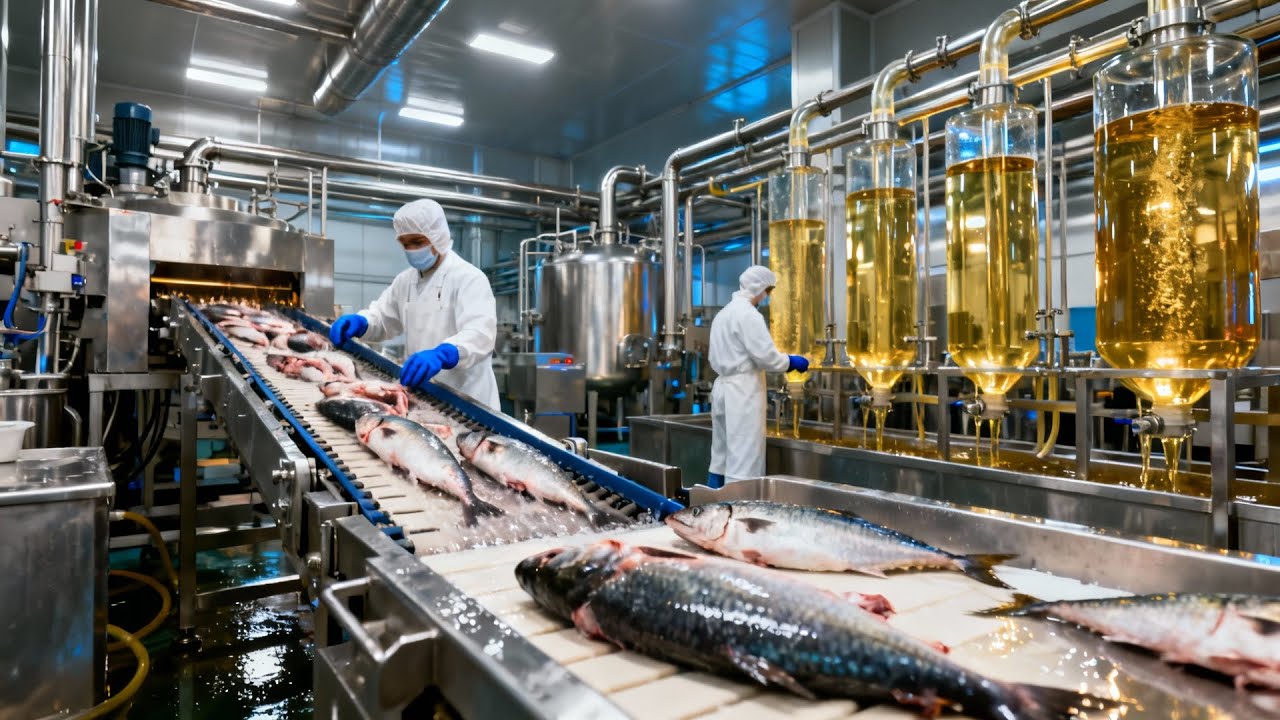Inside the Fish Oil Factory &ndash; From Raw Fish to Refined Omega 3