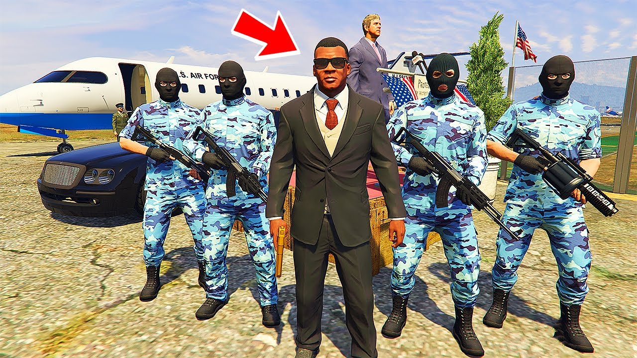 Franklin Become The Chief of SPECIAL FORCE and Save The President of Los Santos | SHINCHAN and CHOP